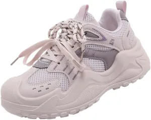 Women's Fashionable Casual Sports Shoes, Breathable mesh Surface, Thick Sole, Outdoor