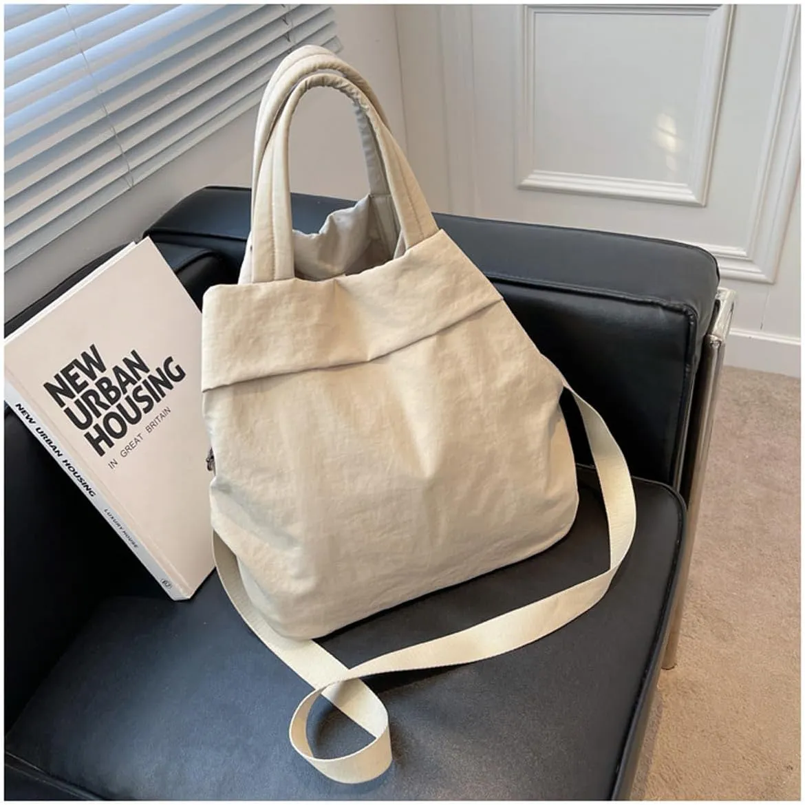 Women's handbag Japanese casual lightweight nylon cloth handbag shoulder crossbody bag