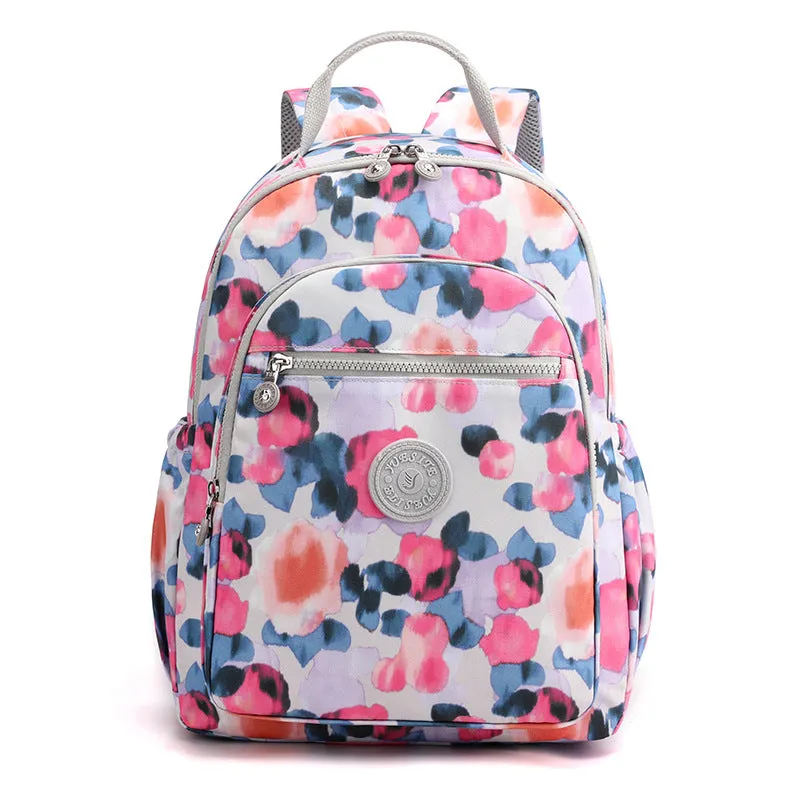 Women's Large Capacity Waterproof Nylon Fashion Backpacks