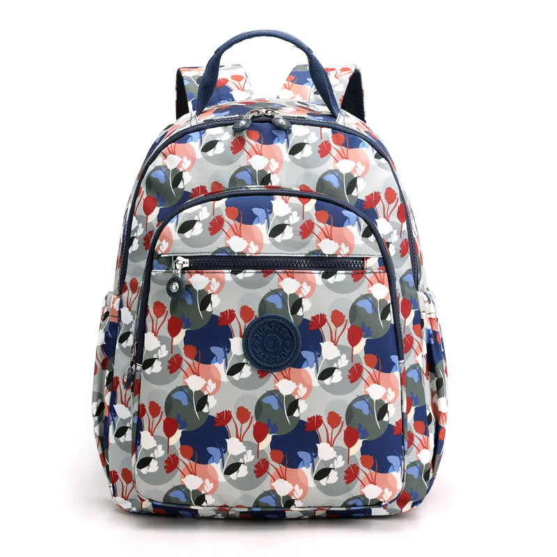 Women's Large Capacity Waterproof Nylon Fashion Backpacks