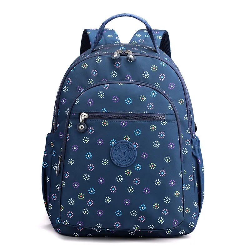 Women's Large Capacity Waterproof Nylon Fashion Backpacks