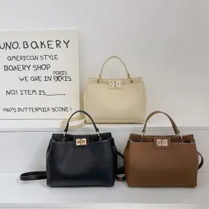 Women's Latch Trendy Good Texture Personality Handbags