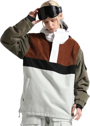 Womens Mens Ski Jackets Snowboard Coats Waterproof Windproof Pullover Jacket for Women Skiing Snowboarding Sports