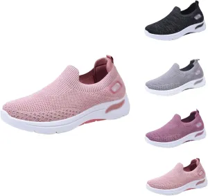 Women's Orthotic Sports Shoes, Arch Support Slip-on Walking Shoes, Breathable Sports Tennis, Casual Non-Slip Low-top Work