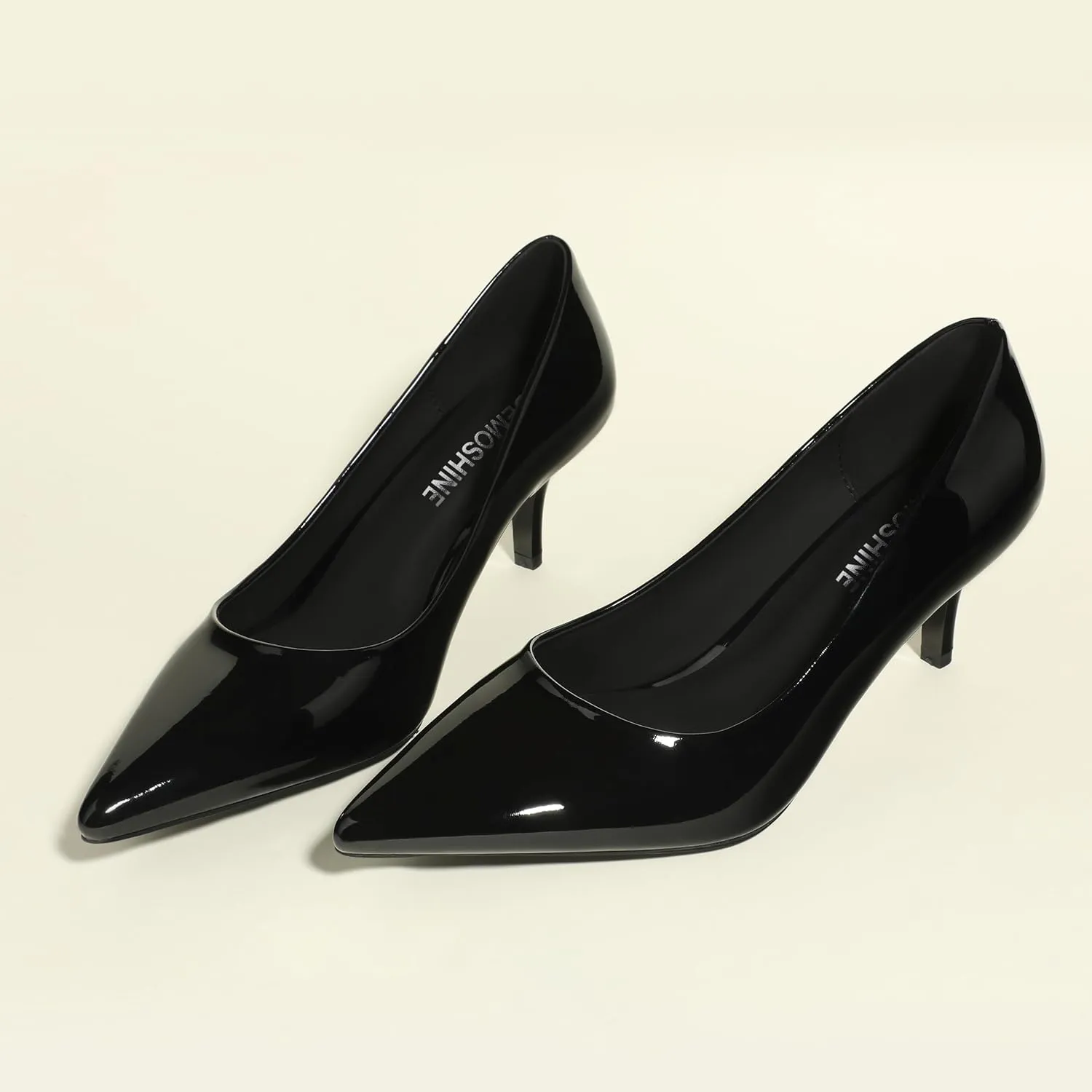 Women's Pumps Pointed Closed Toe Low Heels Comfortable Dress Shoes for Work Business Office Wedding Casual 2.3 Inch