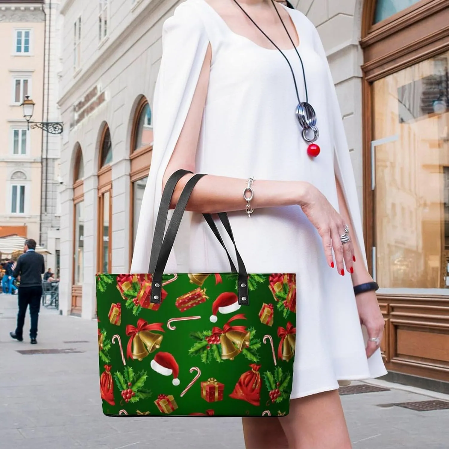 Womens Shoulder Bag, Large Shoulder Bags Casual Handbags, Large Capacity PU Leather Shopping Work Bag