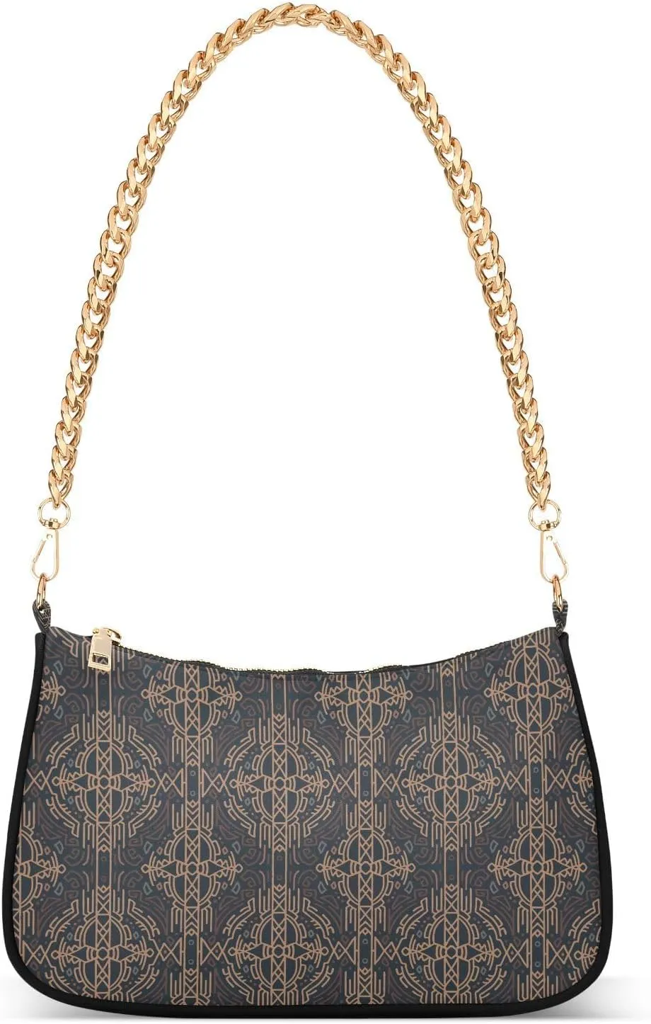 Women's Shoulder Handbags Chain Shoulder Brace for Women Bag Adultness Print Ladies Vacation Handbags Tote Purse,Multi1