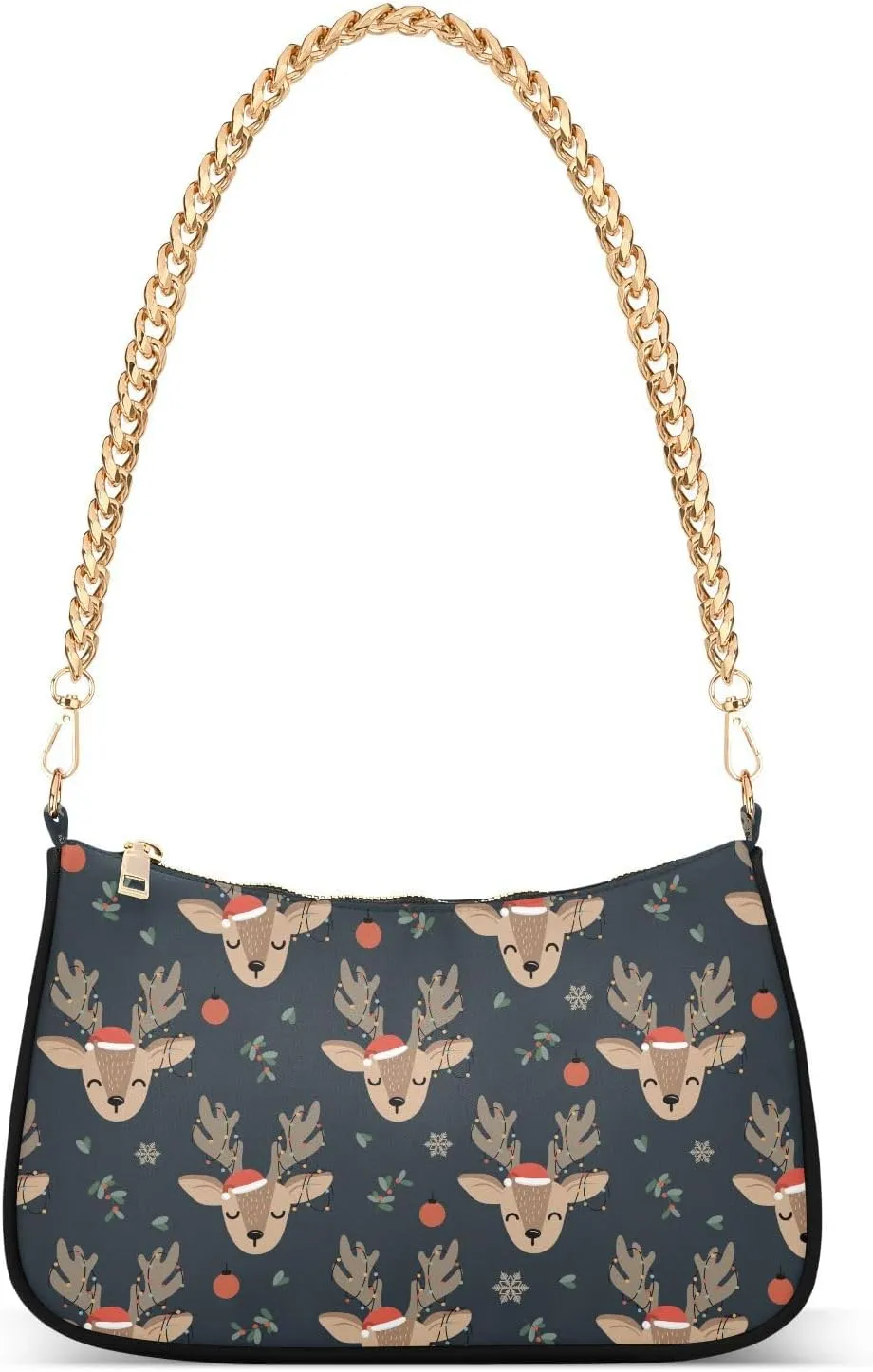 Women's Shoulder Handbags Chain Shoulder Brace for Women Bag Cute Print Ladies Vacation Handbags Tote Purse,Multi1