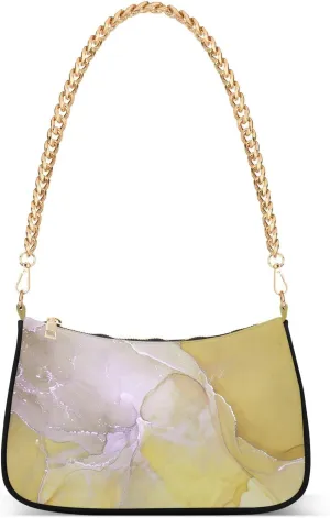 Women's Shoulder Handbags Chain Shoulder Brace for Women Bag Marble Print Ladies Vacation Handbags Tote Purse,Multi1
