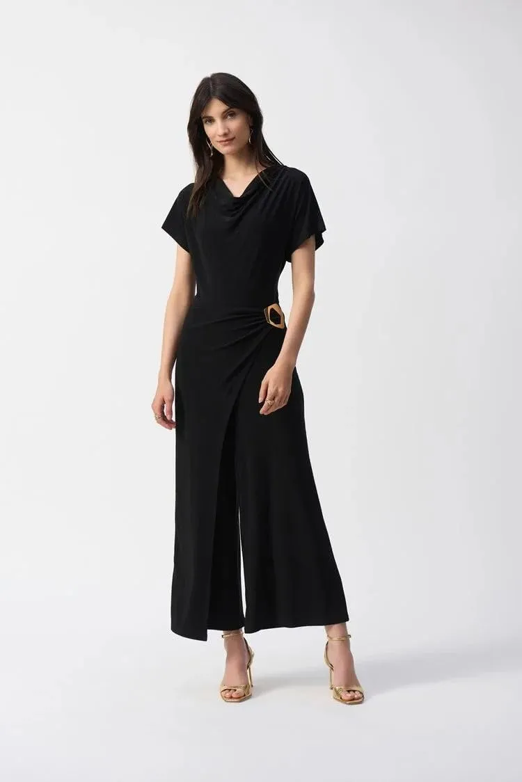 Women's Silky Knit Culotte Jumpsuit