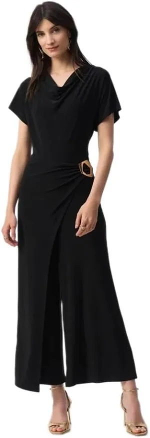 Women's Silky Knit Culotte Jumpsuit