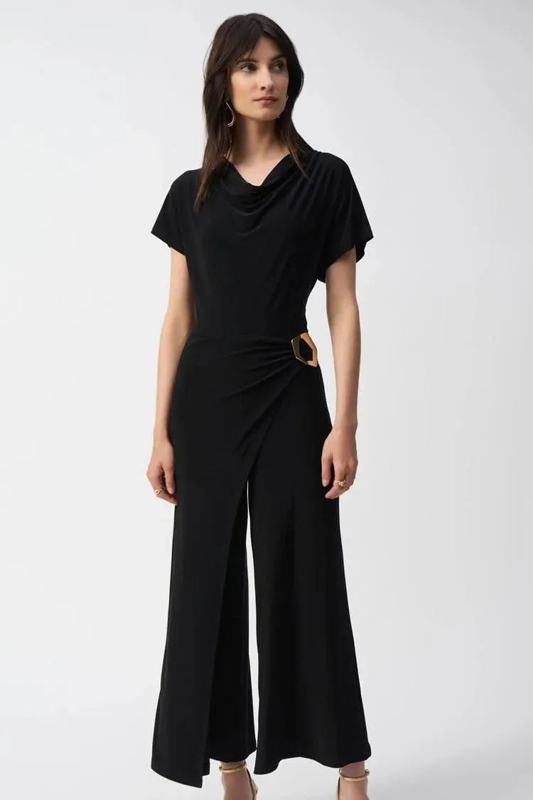 Women's Silky Knit Culotte Jumpsuit