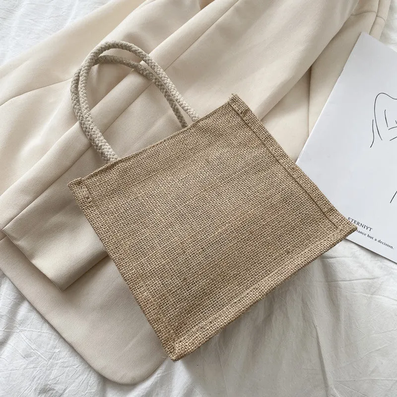 Women's Single Cartoon Simple Large Capacity Korean Style Handbags