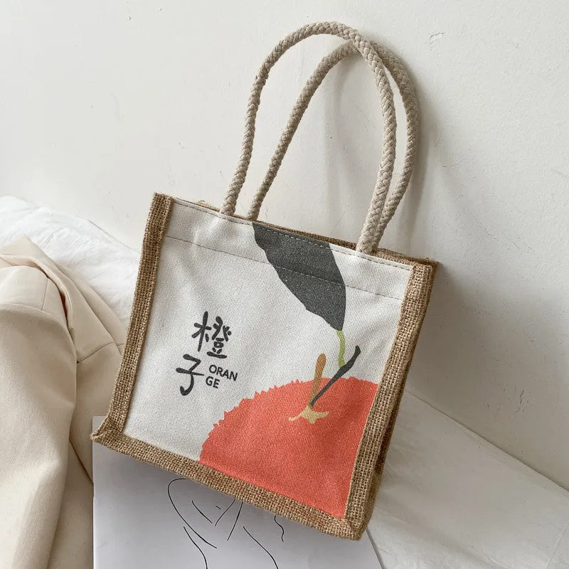 Women's Single Cartoon Simple Large Capacity Korean Style Handbags