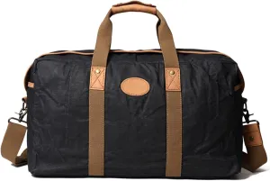 Women's Sports Military Waxed Canvas Shoulder Bag Men's Waterproof Outdoor Large Sports Travel Vintage Handbag