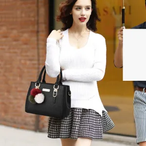 Women's Spring Fashion Simple Korean Style Large Handbags