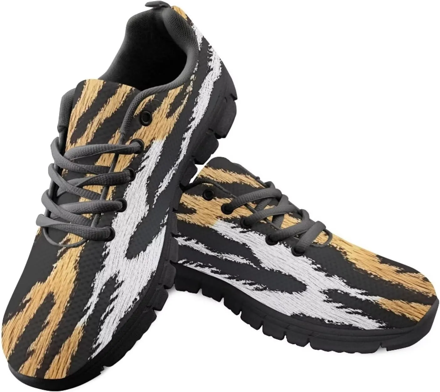 Women's Supportive Running Workout Shoes Low Top Casual Shoes Breathable Outdoor Travel Shoes for Wslking Size 5-12 Black Sole