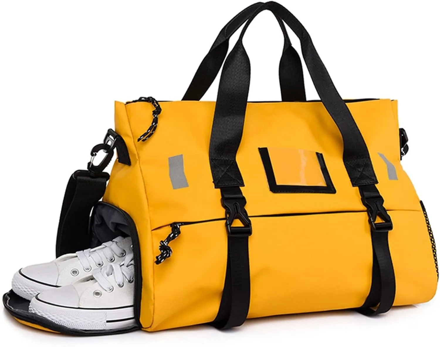 Women's Travel Training Sports Gym Bag Replaceable Yoga Mat Men's Nylon Large Waterproof Tote Bag