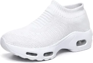 Women's Walking Shoes Cover Wearing Socks Sports Shoes mesh Breathable Casual Sports Shoes Running Shoes Nursing Work Shoes