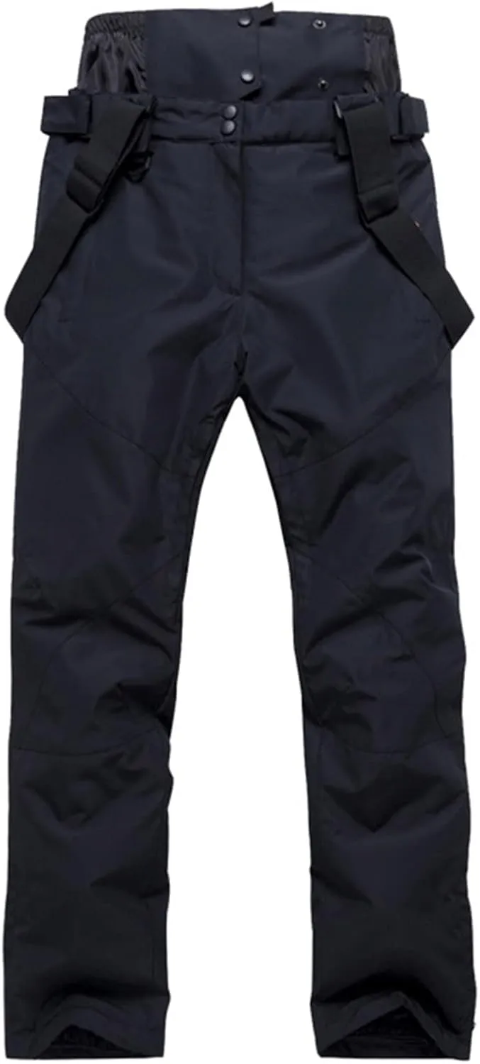 WOWULOVELY Men's Winter Snowsuit Waterproof Windproof Mountain Jacket and Pant Sets Insulated Snowboarding Skisuit