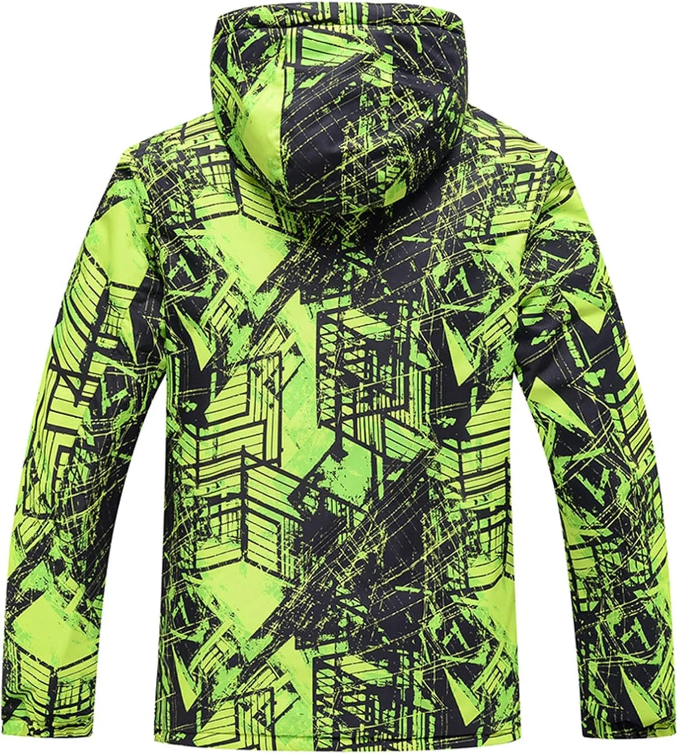 WOWULOVELY Men's Winter Snowsuit Waterproof Windproof Mountain Jacket and Pant Sets Insulated Snowboarding Skisuit