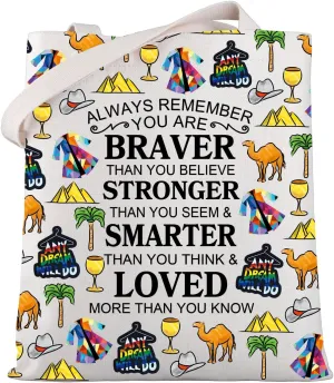WSNANG JATATD Musical Canvas Tote Bag Musical Lover Shoulder Bag Musical Theater Fans Gift