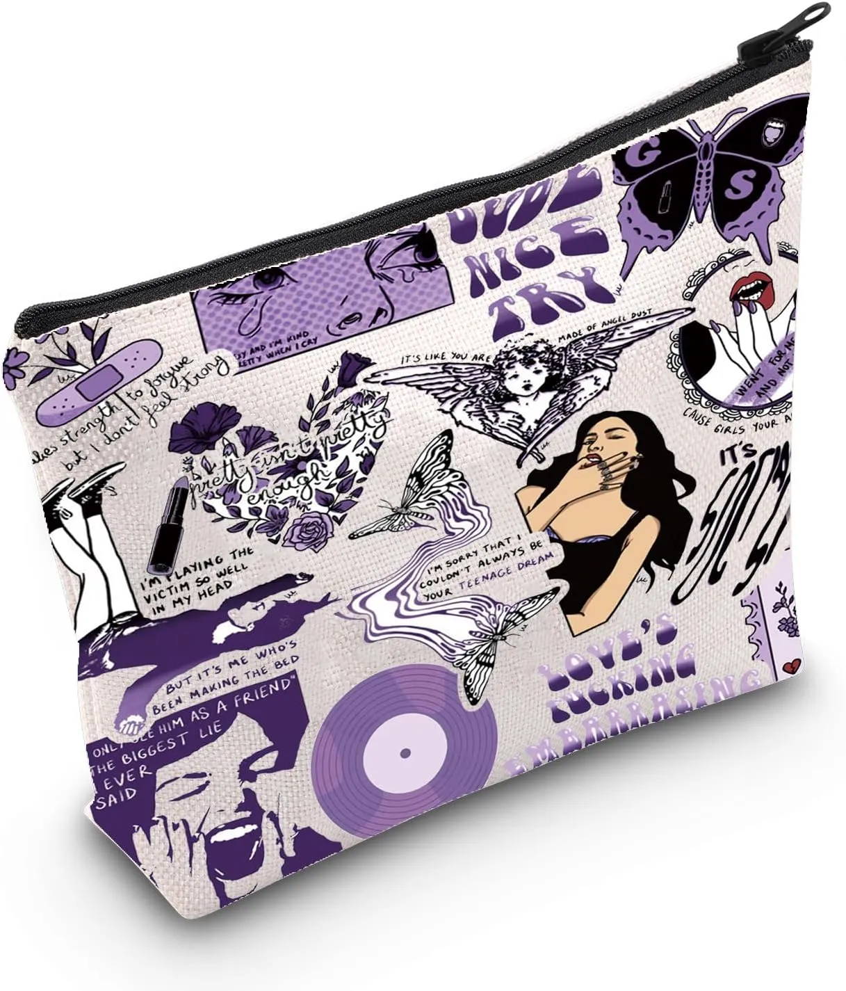 WZMPA Aesthetic Tote Bag - Musical Themed Shoulder Bag Tour Concert Gift