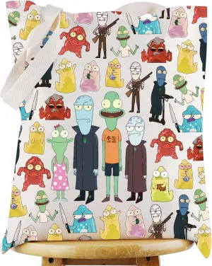 WZMPA Pupa Characters Tote Bag Korvo & Jesse Fans Gift Terry & Yumyulack Shoulder Bag Cartoon Pupa Merchandise