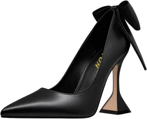 YDN Women's Pointy Toe Slip on Pumps Special High Heels Party Prom Dress Ladies Shoe Size 4-16 US