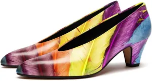 YDN Women's Simple Basic Pumps Shoes Pointed Toe Low Kitten Heels Slip On Daily Casual Shoes for Business Party Prom Size 4-16 US