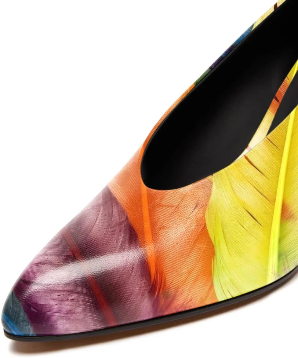 YDN Women's Simple Basic Pumps Shoes Pointed Toe Low Kitten Heels Slip On Daily Casual Shoes for Business Party Prom Size 4-16 US