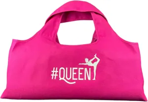 Yoga Bag, Exercise, Tote, Large Carrier, Shoulder Strap, Inner Pocket, Fits Most Mats, Recycled Cotton Canvas