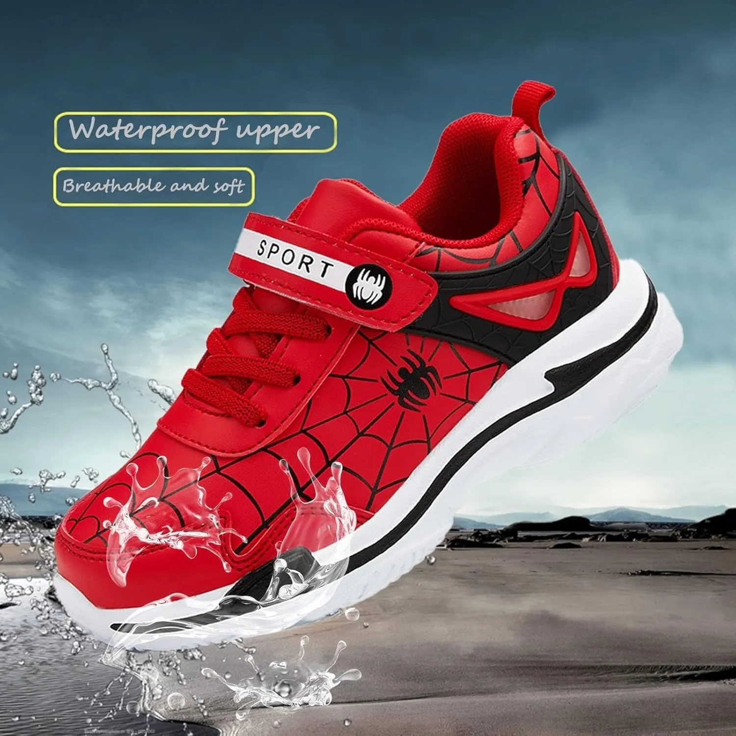 YTRXM Little/Big Boys Girls Shoes Kids Lightweight Breathable Running Sneakers Children Athletic Sport Tennis Walking Shoes