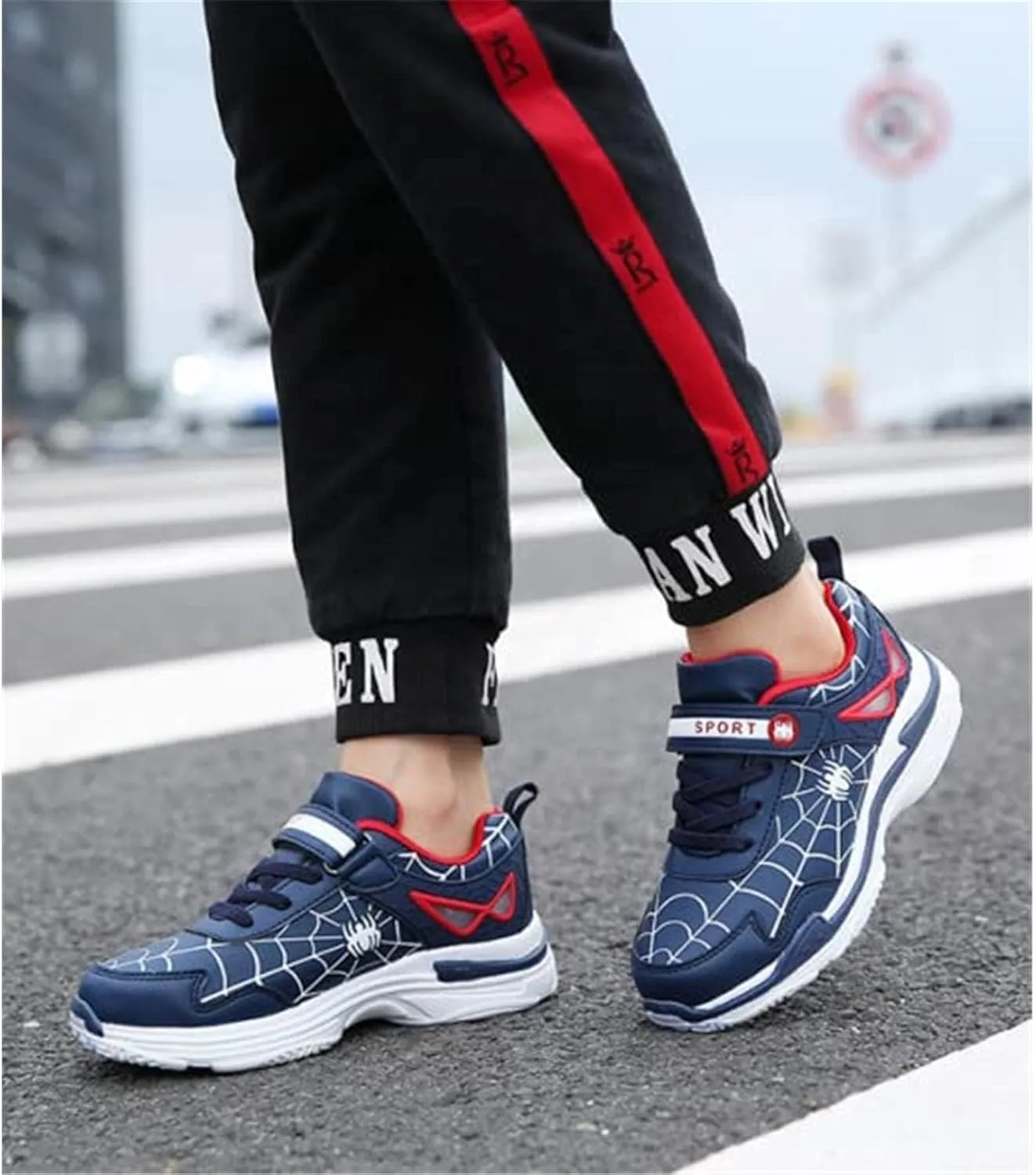 YTRXM Little/Big Boys Girls Shoes Kids Lightweight Breathable Running Sneakers Children Athletic Sport Tennis Walking Shoes