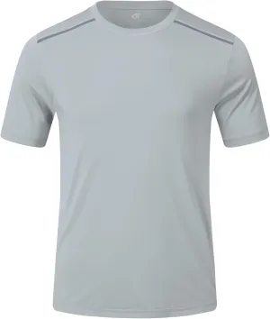 Yundobop Men's Athletic Workout T-Shirt Breathable Short Sleeve UPF 50  Running Tee