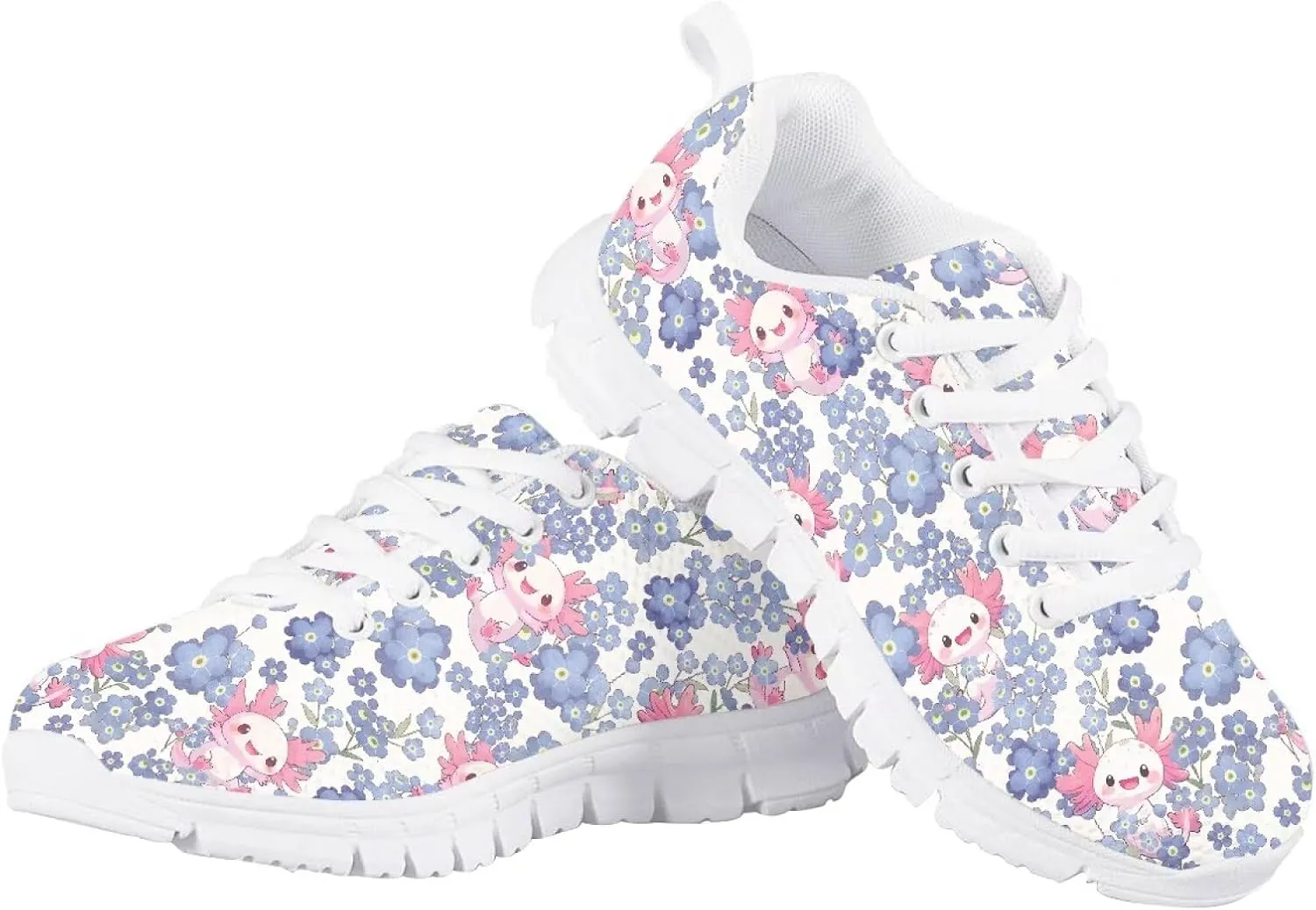 Yzaoxia Little/Big Kids Tennis Shoes for Girls Breathable Mesh Sneakers Lightweight Running Shoes Size 11-3