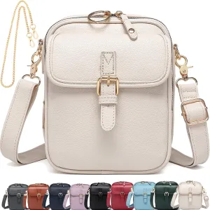 Zealburst Crossbody Leather Bag, Collaboraten1 Crossbody Leather Bag, Urvashi Anti Theft Shoulder Bags Built In Wallet