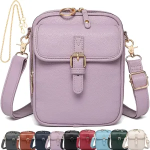 Zealburst Crossbody Leather Bag, Collaboraten1 Crossbody Leather Bag, Urvashi Anti Theft Shoulder Bags Built In Wallet