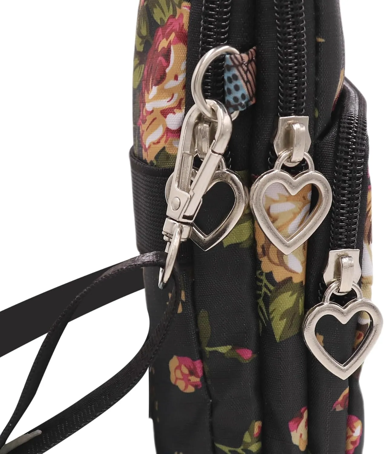 ZGMYC 3-Layers Cellphone Pouch Wristlet Purse Waterproof Sports Armband Shoulder Bag Wallet