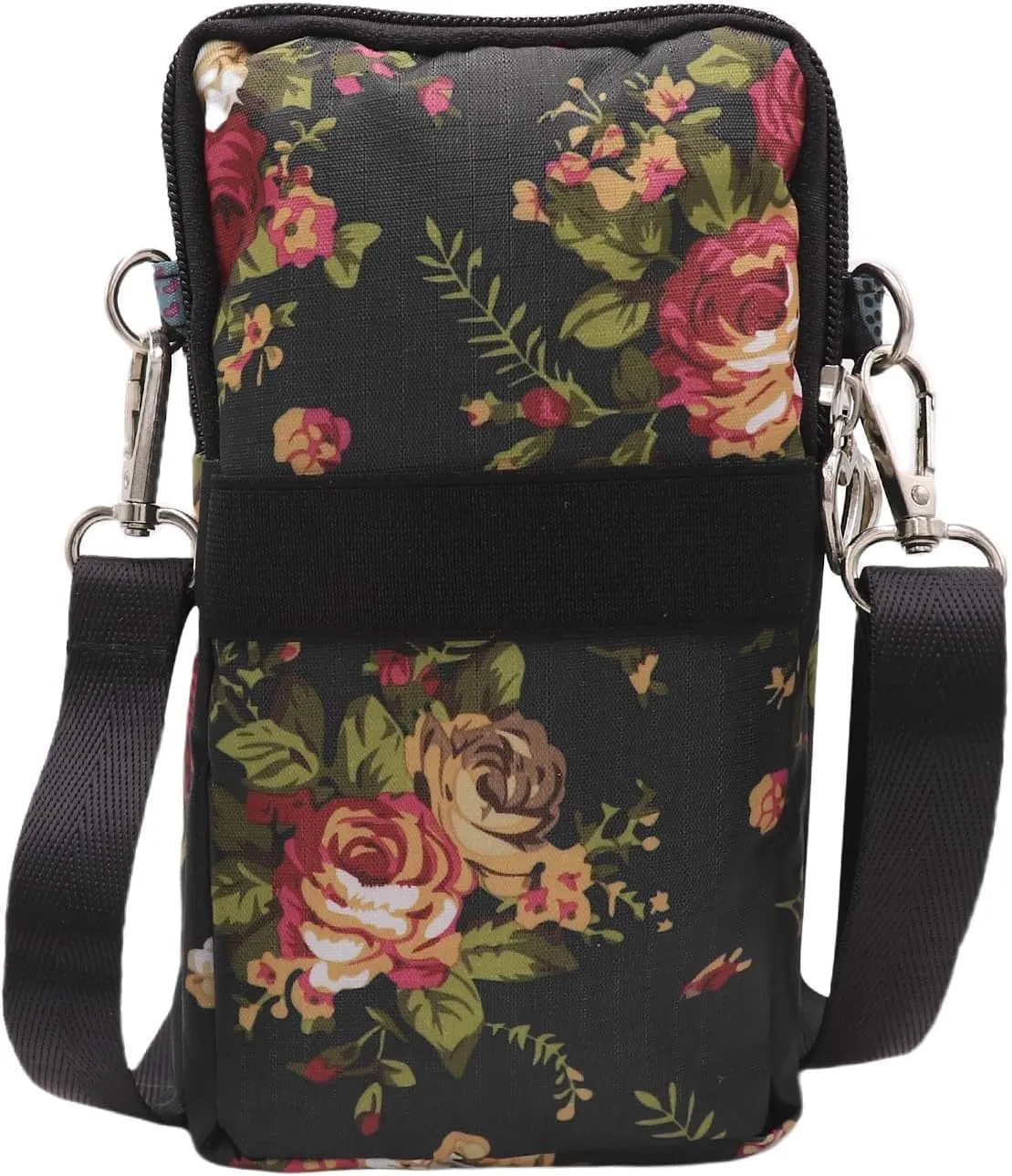 ZGMYC 3-Layers Cellphone Pouch Wristlet Purse Waterproof Sports Armband Shoulder Bag Wallet